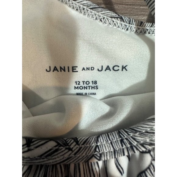 Janie and Jack NWT PALM RUFFLE SWIMSUIT - Picture 3 of 8